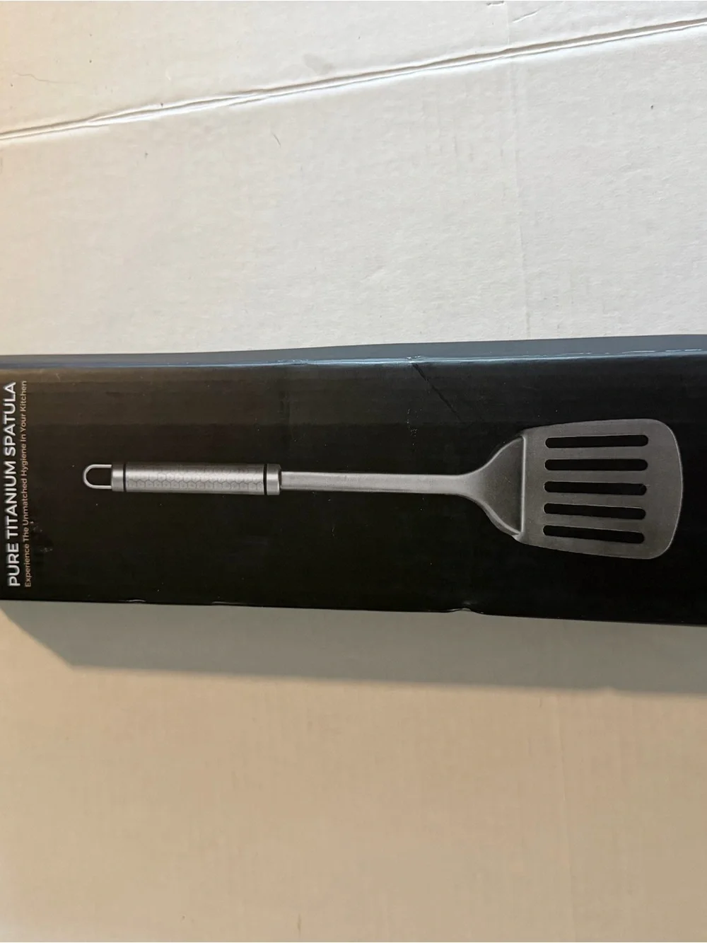 Taima Titanium Gray Slotted Spatula - Kitchen Home Antibacterial Lightweight